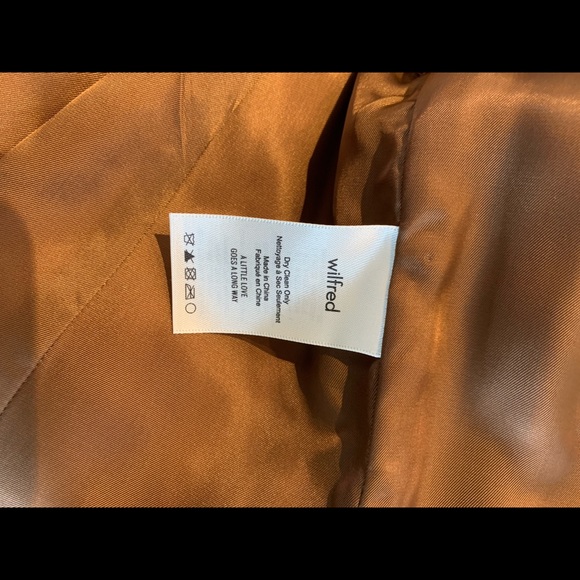 Aritzia Wilfred Cocoon Coat Long - Cigar - Picture 10 of 12